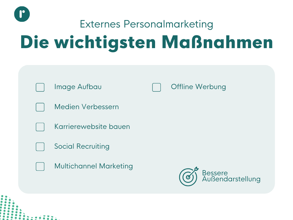 externes Personalmarketing Maßnahmen Checkliste