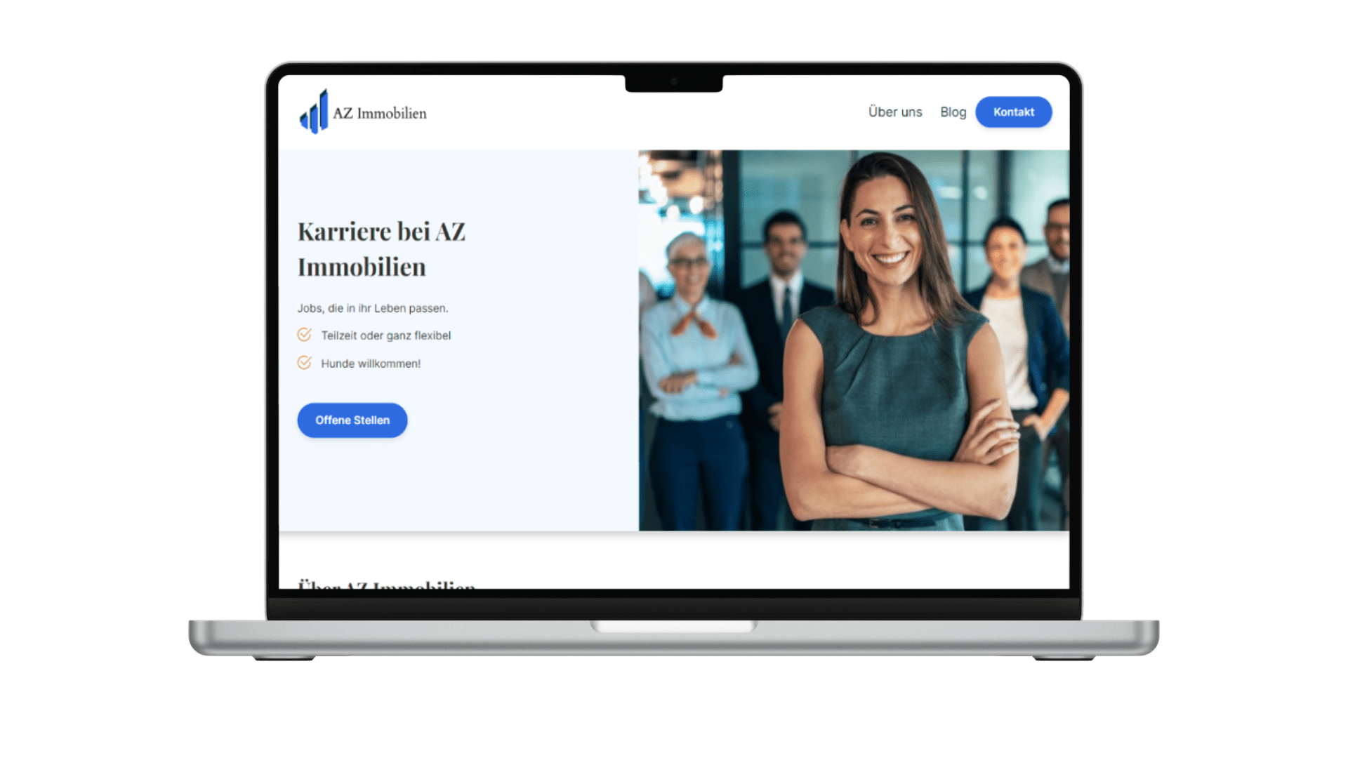 Eine Beisiel Karriereseite Basic