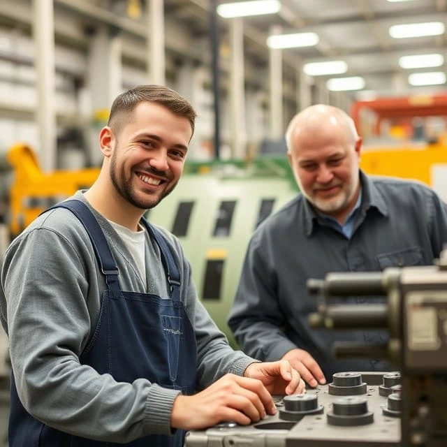 Neuer Auszubildender im Mittelstand