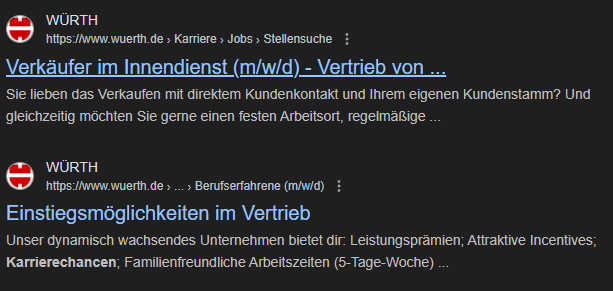 Metadaten in den SERPs bei Google